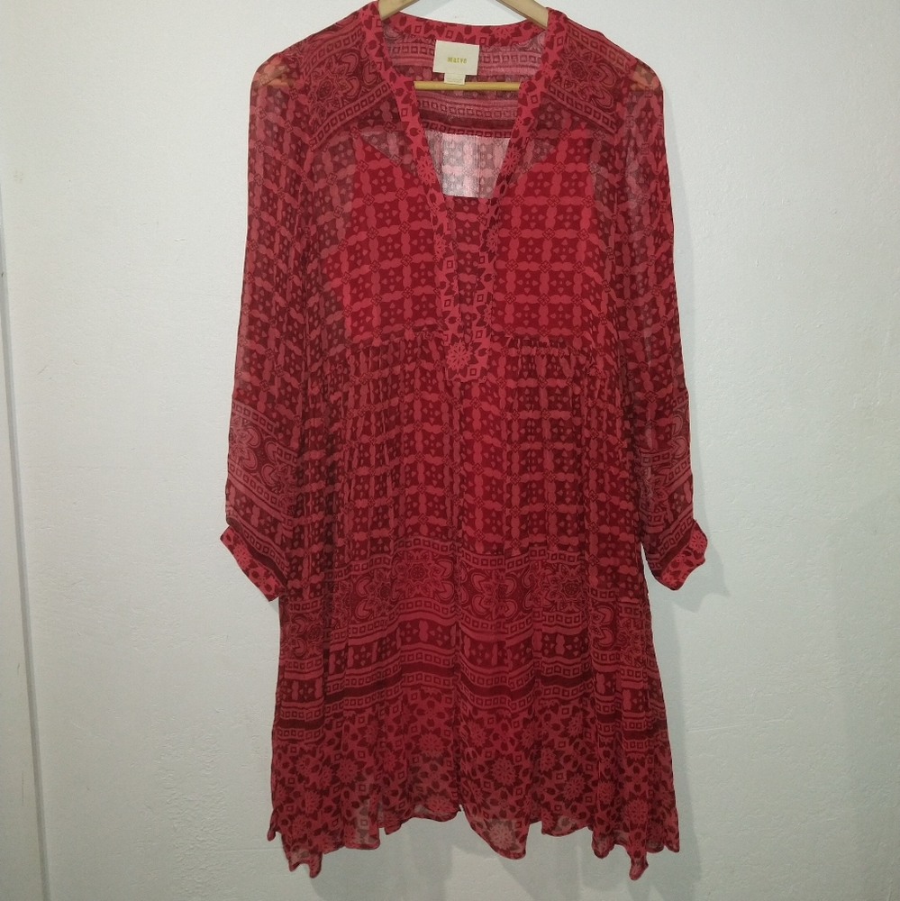 ANTHRO' MAEVE Canna Swing Dress - Picture 8 of 11